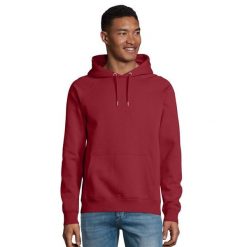 Bluza Z Kapturem Dla Dorosłych Unisex Stellar. Brązowe bluzy nierozpinane męskie SOL'S, s, bez wzorów, sportowe, bez ramiączek, z kapturem. Za 157.99 zł.