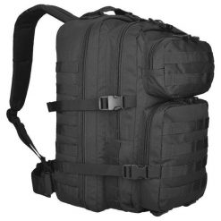 Plecak survivalowy, bushcraftowy Mil-Tec Assault 36L. Czarne plecaki męskie Mil-Tec, bez wzorów. Za 250.05 zł.
