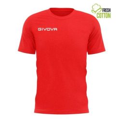 Czerwony T-shirt z bawełny Givova - Oddychający i wygodny. Czerwone t-shirty sportowe męskie Givova, bez wzorów, z bawełny, eleganckie, bez ramiączek. Za 136.99 zł.