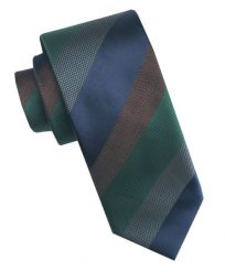 Elegancki i Modny Męski Krawat - Angelo di Monti - Zieleń, Brąz, Granat. Zielone krawaty i muchy męskie Angelo di Monti, bez wzorów, z tkaniny, eleganckie. Za 45.00 zł.