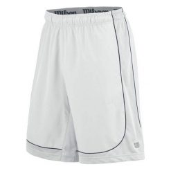 Wilson Spodenki Treningowe M Solana 10 Short White/Coal L. Białe szorty sportowe męskie Wilson, ze skóry, sportowe. Za 102.00 zł.