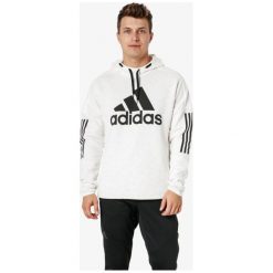 Adidas Bluza M Sid Lgo Po Fl , biały, rozmiar L. Białe bluzy nierozpinane męskie ADIDAS, l, bez wzorów, z bawełny, klasyczne, bez ramiączek, bez kaptura. W wyprzedaży za 199.99 zł.