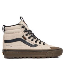 Tenisówki Vans. Brązowe trampki męskie Vans, bez wzorów, bez zapięcia. Za 529.99 zł.