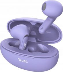 Słuchawki Trust Ausinės EARPHONES YAVI BT ENC/PURPLE 25299 TRUST. Fioletowe słuchawki bluetooth TRUST. Za 102.11 zł.