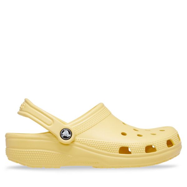 Klapki Crocs. Żółte klapki i japonki męskie Crocs, bez wzorów. Za 159.99 zł.