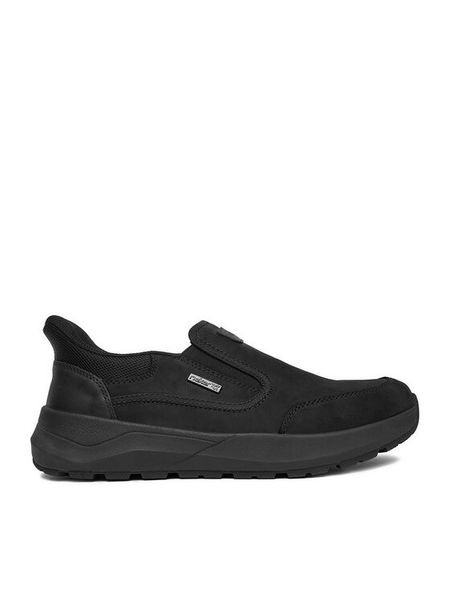 Rieker Sneakersy 06052-00 Czarny. Czarne buty sportowe na co dzień męskie Rieker, m, bez wzorów, z nubiku, bez ramiączek, bez kaptura. Za 309.99 zł.