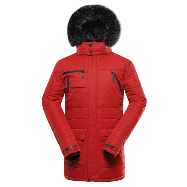 Kurtka męska zimowa wodoodporna Alpine Pro Werd. Czerwone kurtki męskie Alpine Pro, na zimę, m, bez wzorów, sportowe, bez ramiączek, bez kaptura. W wyprzedaży za 419.00 zł.