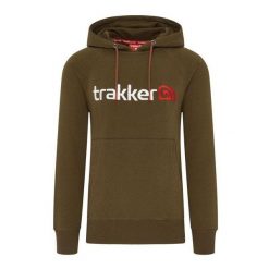 Bluza z kapturem Trakker Core Logo. Zielone bluzy nierozpinane męskie TRAKKER, bez wzorów, z kapturem. Za 204.90 zł.