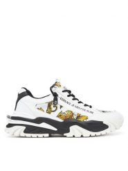 Versace Jeans Couture Sneakersy 78YA3SI5 Biały. Białe buty sportowe na co dzień męskie Versace Jeans Couture, m, bez wzorów, z jeansu, bez ramiączek, bez kaptura. Za 1,099.00 zł.