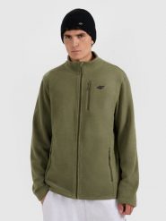 4F Polar regular ze stójką męski - khaki XL. Brązowe bluzy z polaru męskie 4f, m, bez wzorów, z polaru, bez ramiączek, bez kaptura. Za 129.99 zł.