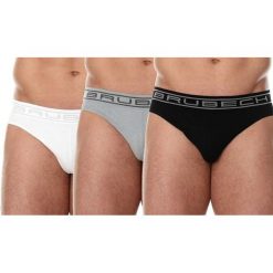 Brubeck Slipy męskie Comfort Cotton 3 szt. czarne/białe/szare r. M (BE00290A). Slipki męskie marki Brubeck. Za 88.99 zł.