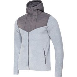 Polar męski PLM002 - chłodny jasny szary. Szare bluzy z polaru męskie 4f, z materiału. W wyprzedaży za 169.99 zł.