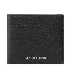 Portfel MICHAEL Michael Kors. Czarne portfele męskie MICHAEL Michael Kors, bez wzorów. Za 469.99 zł.