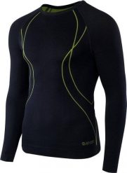 Hi-Tec Bielizna Bluza Ikar Top black-lime punch r. XL. Czarna bielizna termoaktywna męska Hi-tec, m, bez wzorów, bez ramiączek. Za 99.90 zł.
