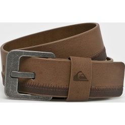 Quiksilver - Pasek. Brązowe paski męskie Quiksilver, w paski, z materiału. W wyprzedaży za 99.90 zł.