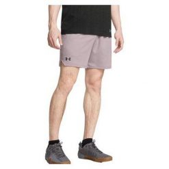 Spodenki treningowe męskie Under Armour UA Vanish Woven 6in. Szare szorty sportowe męskie Under Armour, bez wzorów, sportowe. W wyprzedaży za 175.35 zł.