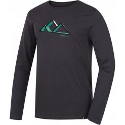 Hannah Koszulka Skill Magnet M. Czarne t-shirty sportowe męskie Hannah, z nadrukiem, z bawełny, eleganckie. W wyprzedaży za 79.00 zł.
