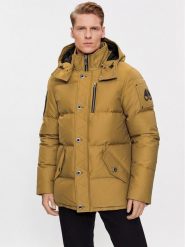 Moose Knuckles Kurtka puchowa Forrestville M32MJ128N Brązowy Regular Fit. Brązowe kurtki męskie Moose Knuckles, m, bez wzorów, z bawełny, bez ramiączek, bez kaptura. Za 3,779.00 zł.