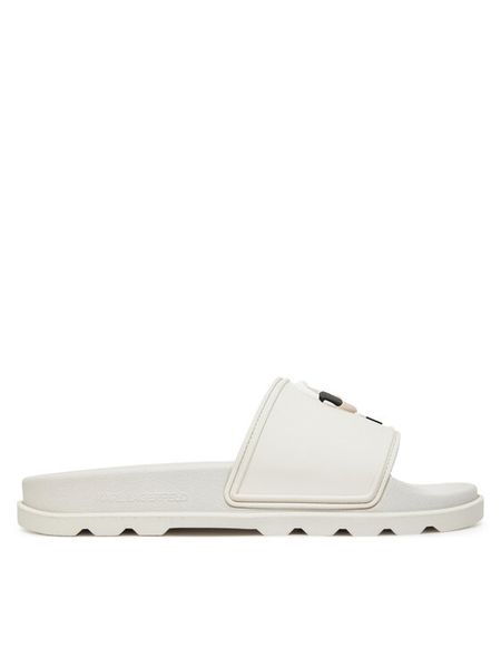 KARL LAGERFELD Klapki Kondo Tred KL70905 Biały. Białe klapki i japonki męskie KARL LAGERFELD, bez wzorów, z syntetyku. Za 519.99 zł.
