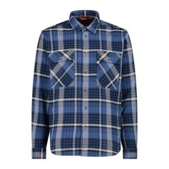 Koszula męska CMP 34S2717. Niebieskie koszule męskie CMP, m, bez wzorów, bez kołnierzyka, bez ramiączek. Za 306.50 zł.