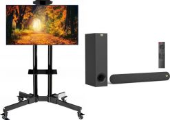 Mozos Mozos Stojak podłogowy 1500 32'' - 60'' + Soundbar Cinema. Soundbary Mozos. Za 755.00 zł.