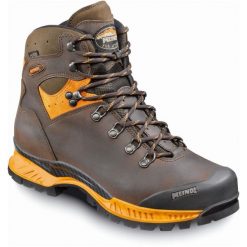 Buty trekkingowe męskie Meindl Softline TOP Gore-Tex. Brązowe buty trekkingowe męskie Meindl, bez wzorów, z gore-texu, sportowe, bez obcasa, bez zapięcia. Za 1,399.50 zł.