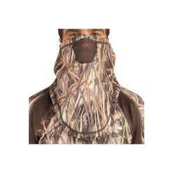 Komin myśliwski ciepły 500 camo. Zielone szaliki męskie SOLOGNAC, bez wzorów, z materiału, sportowe. Za 49.99 zł.