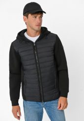 Bluza z kapturem, pikowana B-KLARK. Brązowe bluzy z kapturem męskie Volcano, m, bez wzorów, z materiału, z kapturem. Za 229.99 zł.
