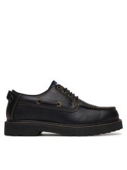 Tommy Jeans Półbuty Archive '01 Boat Shoe Leather EM0EM01651 Czarny. Czarne codzienne półbuty męskie Tommy Jeans, bez wzorów, z jeansu, bez obcasa, bez zapięcia. Za 569.99 zł.