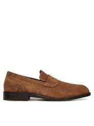 BOSS Półbuty Tayil 50541707 Brązowy. Brązowe eleganckie półbuty męskie Boss, ze skóry, wizytowe, bez obcasa, bez zapięcia. Za 579.99 zł.