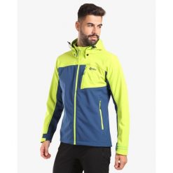 Męska kurtka softshell Kilpi RAVIO-M. Zielone kurtki męskie Kilpi, m, bez wzorów, z softshellu, bez kaptura, trekkingowe. Za 256.81 zł.
