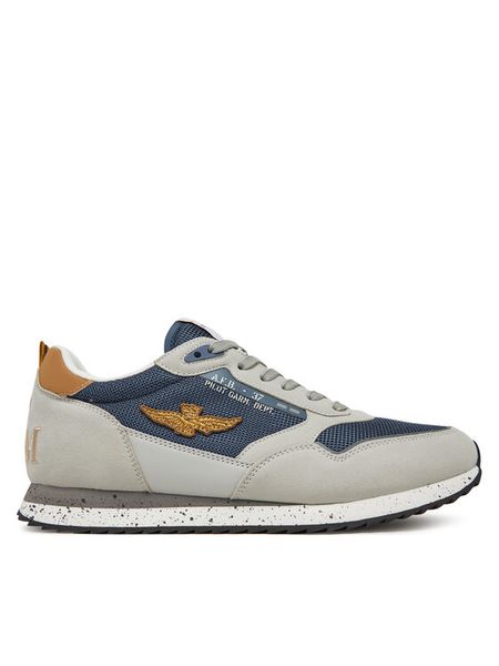 Aeronautica Militare Sneakersy 251SC288CT3545 Szary. Szare buty sportowe na co dzień męskie Aeronautica Militare, m, bez wzorów, ze skóry, bez ramiączek, bez kaptura. Za 269.99 zł.