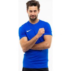 Koszulka sportowa męska Nike Dry Park VII JSY SS. Niebieskie t-shirty sportowe męskie Nike, m, bez wzorów, sportowe, bez ramiączek. Za 127.80 zł.