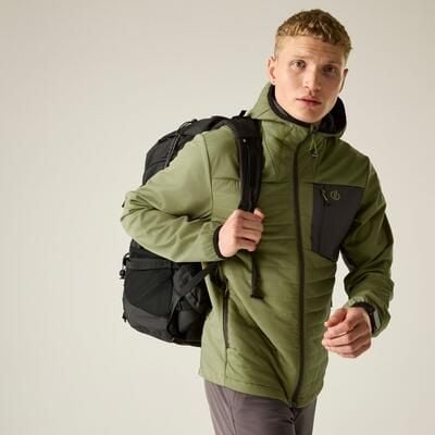 Męska kurtka pikowana Mountaineer Softshell. Brązowe kurtki męskie Dare 2B, m, bez wzorów, z poliesteru, sportowe, bez ramiączek, bez kaptura. W wyprzedaży za 430.00 zł.