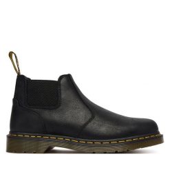 Sztyblety Dr. Martens. Czarne sztyblety męskie Dr. Martens, bez obcasa, bez zapięcia. Za 899.99 zł.