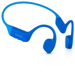 Słuchawki Evolveo EVOLVEO bezprzewodowa słuchawki BoneMax MP3 32GB na kości policzkowej IPX8 niebieski. Niebieskie słuchawki bluetooth Evolveo. Za 418.03 zł.