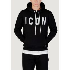 Bluza Mężczyzna ICON. Czarne bluzy nierozpinane męskie ICON, m, bez wzorów, bez ramiączek, bez kaptura. W wyprzedaży za 314.50 zł.
