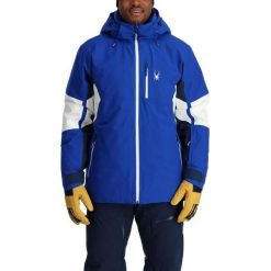 Kurtka narciarska męska Spyder Epiphany. Niebieskie kurtki narciarskie i snowboardowe męskie Spyder, na zimę, l, bez wzorów, bez kaptura, narciarskie. Za 2,799.00 zł.