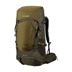 Plecak trekkingowy Alpinus Pinnacle 65l. Zielone plecaki męskie Alpinus, bez wzorów. Za 499.00 zł.