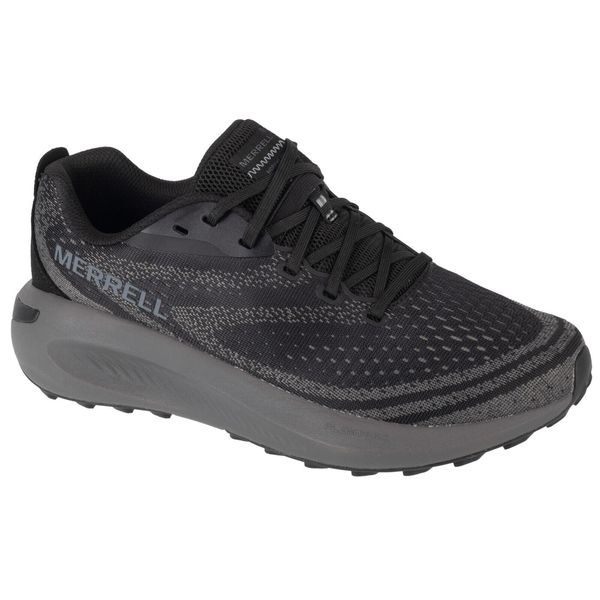 Buty sportowe Sneakersy męskie, Merrell Morphlite. Czarne buty do biegania męskie Merrell, bez wzorów, z gumy, bez zapięcia, do biegania. Za 399.99 zł.