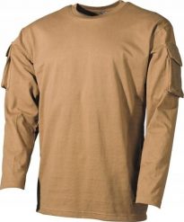 MFH BAWEŁNIANA BLUZA US Z KIESZENIAMI NA RĘKAWACH M. Bluzy nierozpinane męskie MFH, m, bez wzorów, z bawełny, bez ramiączek, bez kaptura. Za 116.00 zł.