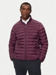 Tommy Hilfiger Kurtka przejściowa Core Circular MW0MW18763 Bordowy Regular Fit. Czerwone kurtki męskie Tommy Hilfiger, l, bez wzorów, z syntetyku, bez ramiączek, bez kaptura. Za 579.99 zł.