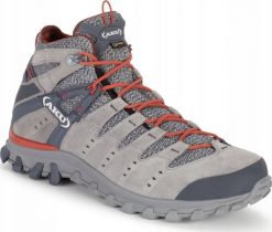 Buty trekkingowe męskie Aku M'S ALTERRA LITE MID GTX, grey/ red, 45. Czerwone buty trekkingowe męskie Aku, bez wzorów, bez zapięcia. Za 585.30 zł.