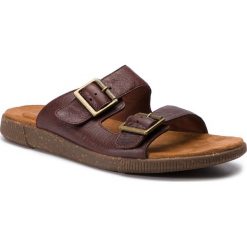 Klapki CLARKS - Vine Cedar 261398047 Mahogany Leather. Klapki i japonki męskie marki Clarks. Za 299.00 zł.