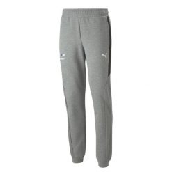 Spodnie Puma BMW Motorsport, Mężczyźni. Szare spodnie dresowe męskie Puma, bez wzorów, z bawełny. Za 243.99 zł.