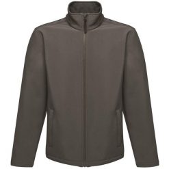 Męski Softshell Reid. Szare kurtki softshell męskie Regatta, m, bez wzorów, z softshellu, bez kaptura, trekkingowe. Za 135.99 zł.