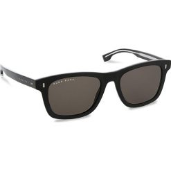 Okulary przeciwsłoneczne BOSS - 0925/S Black 807. Czarne okulary przeciwsłoneczne męskie Boss, z tworzywa sztucznego. W wyprzedaży za 489.00 zł.