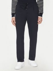 Tommy Hilfiger Spodnie materiałowe Punto MW0MW39197 Granatowy Regular Fit. Niebieskie spodnie na co dzień męskie Tommy Hilfiger, bez wzorów, z materiału. Za 389.99 zł.