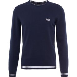 BOSS ATHLEISURE RIMEX Sweter navy. Niebieskie swetry męskie BOSS ATHLEISURE, z bawełny. Za 499.00 zł.