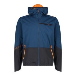 Kurtka softshell męska CMF Zip Hood. Niebieskie kurtki softshell męskie CMP, m, bez wzorów, z softshellu, bez kaptura, trekkingowe. Za 359.99 zł.